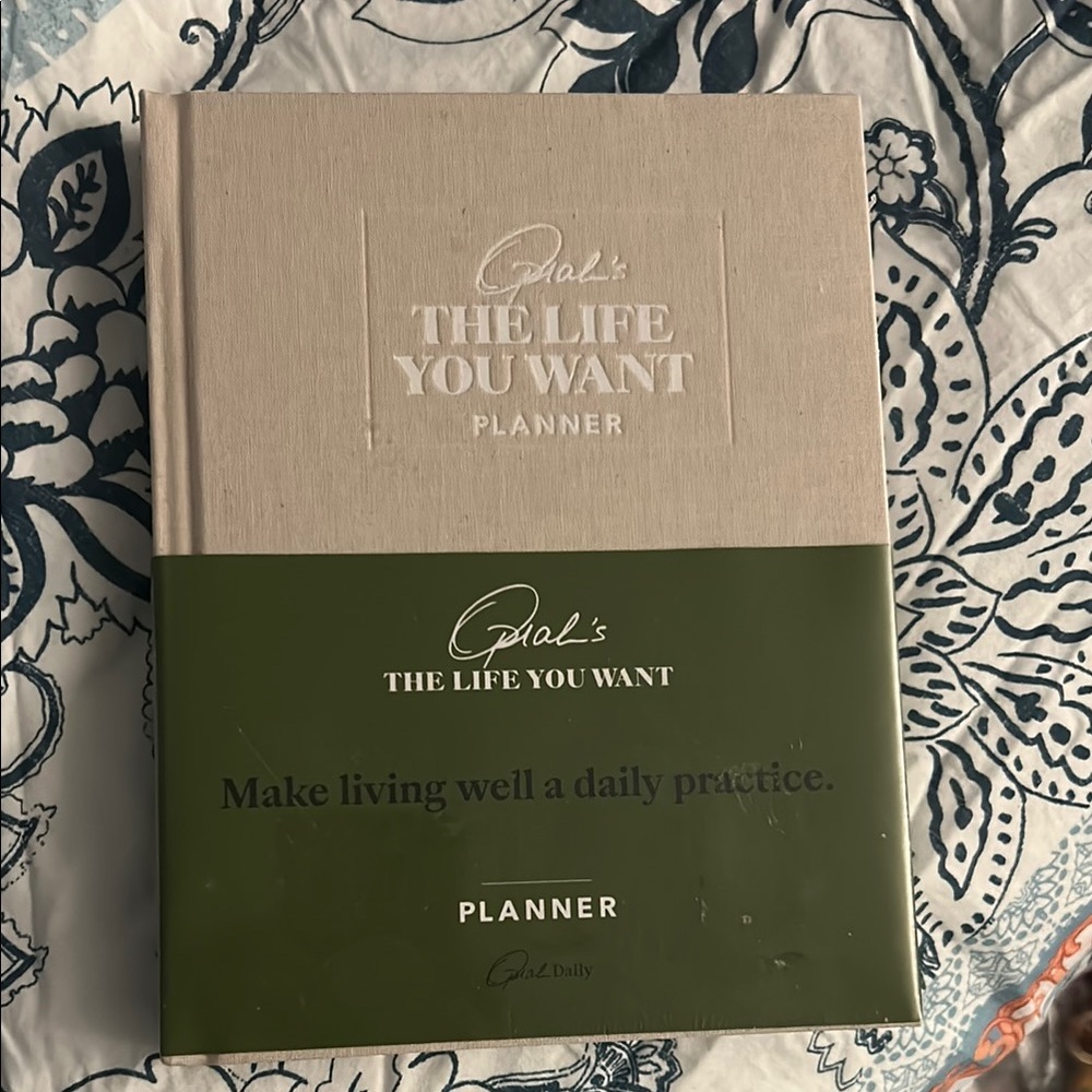 Oprah's The Life You Want Planner - Undated 1 Yr NWT Sealed